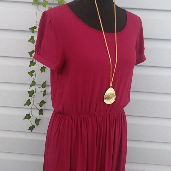 Saint & noble cranberry dress size medium - Picture 3 of 5